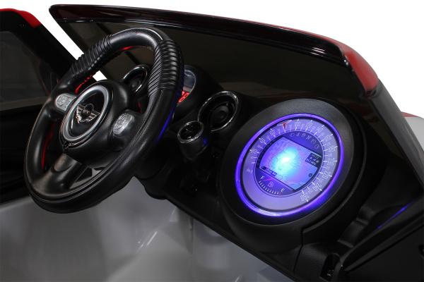 Kinder Elektroauto Mini Cooper Paceman Lizenziert 2x45 Watt Motor Weiß - Elektro Auto Elektroauto Kinderauto